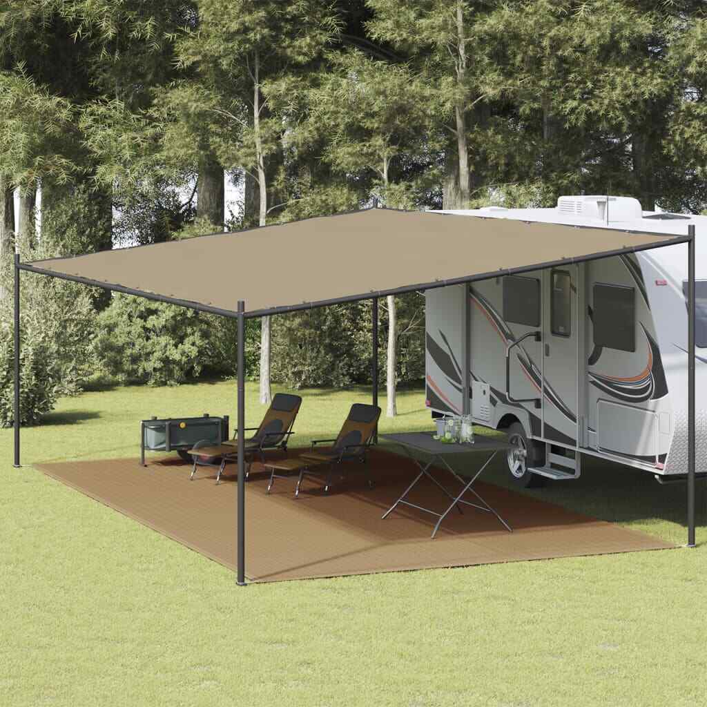 vidaXL Tent Carpet 400x600 cm Taupe