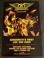 Aerosmith You Gotta Move DBL Sided 18x12 Promo Flat
