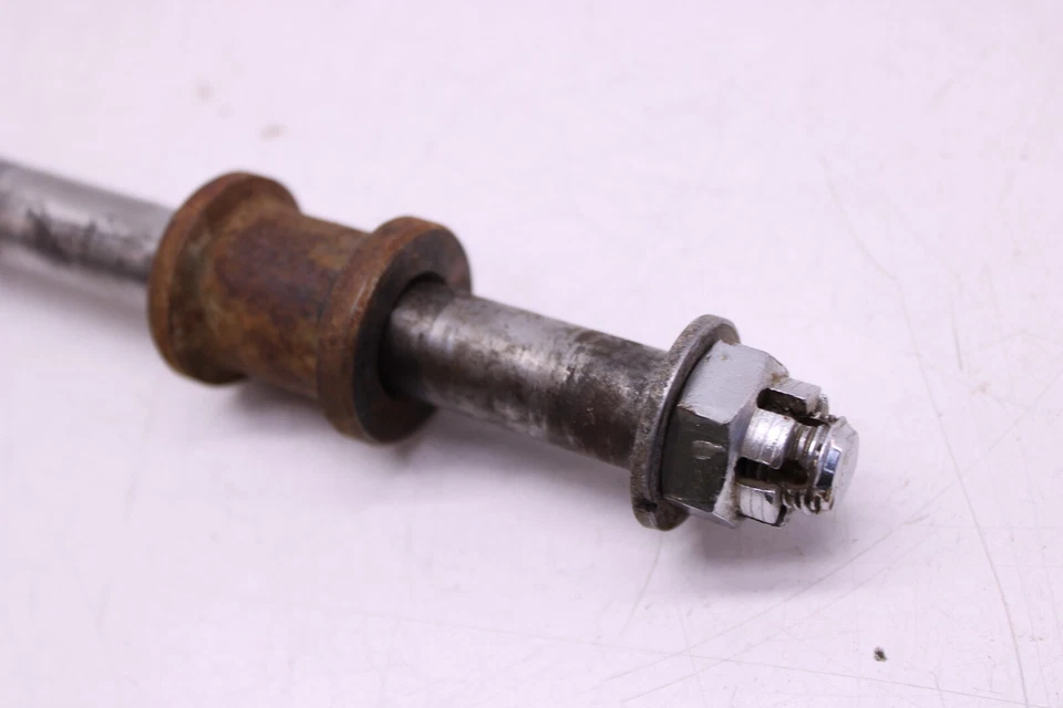 78-79 YAMAHA XS400-2 REAR AXLE BACK WHEEL RIM PIVOT BOLT AXEL - Image 2 of 4