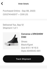 Converse x Rick Owens DRKSHDW DBL DRKSTAR Chu...