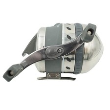 Muzzy 1097 XD Bow Fishing Reel with 150 line Installed  Extended Hood,Silver