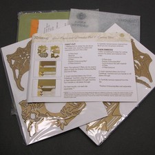 Anna Griffin BIRD CAGES BRANCHES Dies and 2 Embossing Folders Set