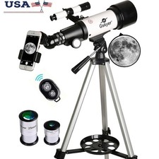Refractor Telescope 400mm 70mm Aperture Wireless Remote Adjustable Tripod New