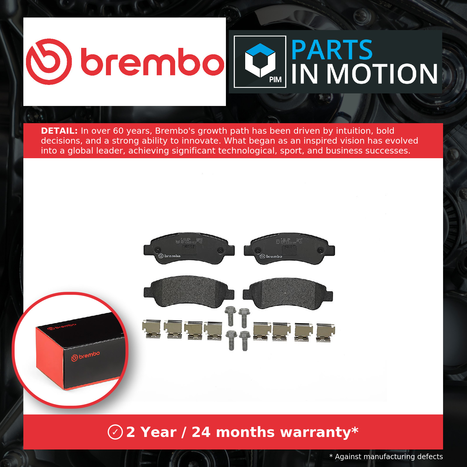 ✅Fits BREMBO P 61 091 HAM PADS. REAR CITROEN JUMPER 06- TYú ⭐UK Seller⭐ - Image 12