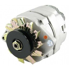 Alternator - New, 12V, 72A, 10SI, Aftermarket Delco Remy Fits Case