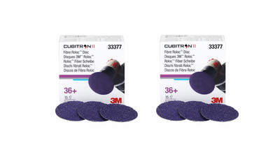 *30-DISCS* 3M 33377 Cubitron II Roloc Fibre Disc 786C, 2 in (50 mm), 36+