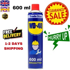 WD-40 Multi-Use Product Original Spray Can Lubricant 600ml Trade SizeWD-40 Multi 18.00 per litre