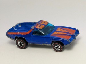 ミニカー Hot Wheels Redline Breakaway Bucket Vintage Hot Wheels Redline 1973 Blue Breakaway Bucket Flying