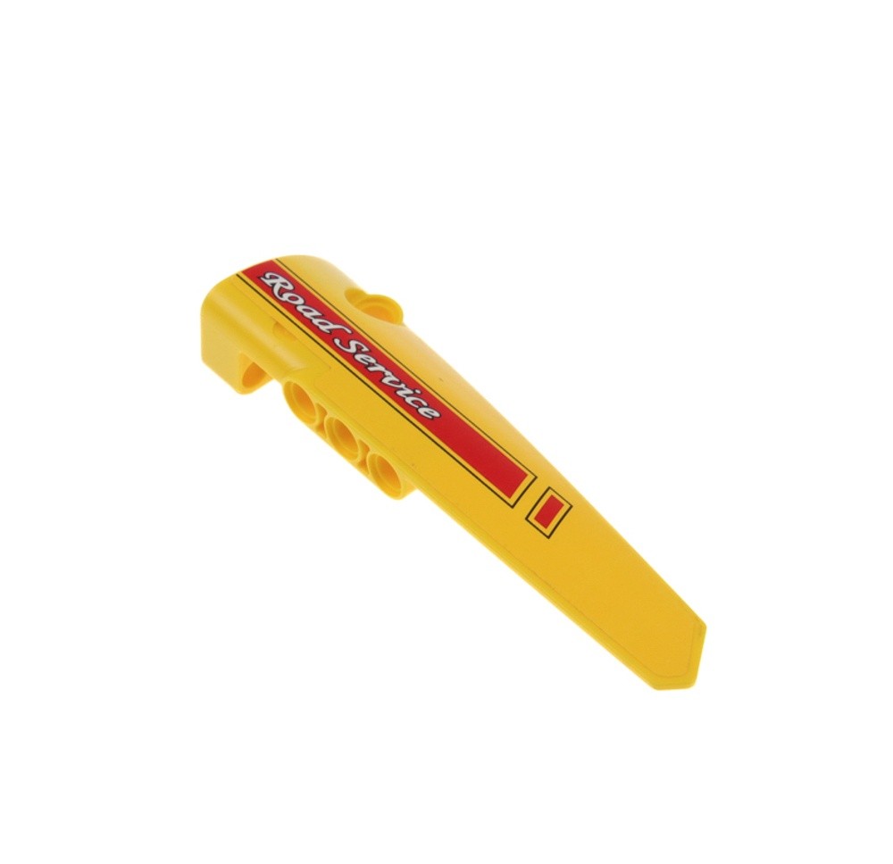 1x LEGO Technic Panel Cover 5 Yellow Long Road Service 8109 64681pb011