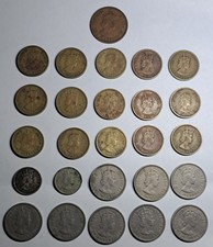 British Caribbean Territories Coins 1955-1965, 1 5 10 & 25 Cents Vtg - Lot of 26