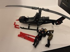 Vintage GI Joe Cobra Fang Vehicle Complete With Destro & Major Bludd Figure 1983