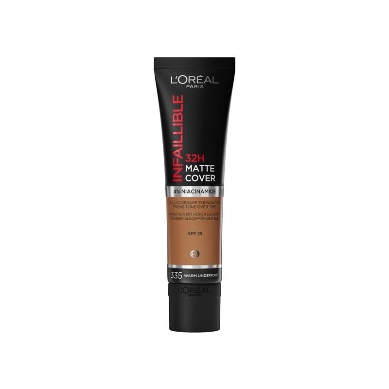 Loreal Infallible Matte Cover 32H Foundation  Warm Undertone 335