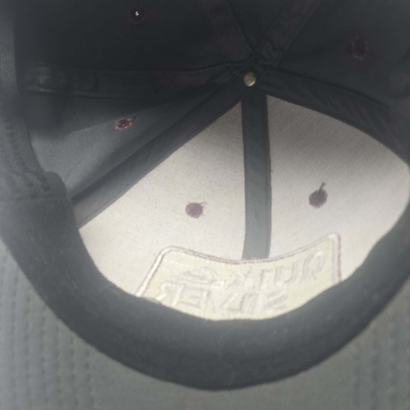 Quiksilver Charcoal Gray Logo Patch Baseball Cap … - image 10