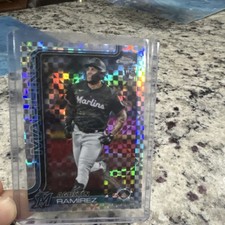 Topps 2025 Chrome Update X-Fractor Rookie Agustin Ramirez Miami Marlins #USC200