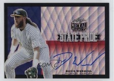 2019 Leaf Metal Draft State Pride Black Wave 4/7 Davis Wendzel #SP-DW1 Auto 1gt6