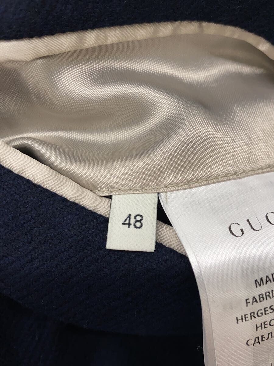 GUCCI Navy Cashmere Tailored Jacket 48, Stained, Model 538626 | eBay