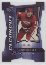 2008-09 Upper Deck Clearcut Rookies 80/100 Justin Abdelkader #CCR42 01qm