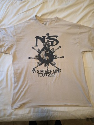 Nas NY State Of Mind Tour 2022 Men's T Shirt Hip Hop Rap Tour Merch