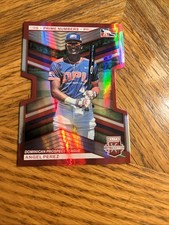 2023 Elite Extra Edition Prime Numbers A #192 Angel Perez Red Die-Cut 133/200