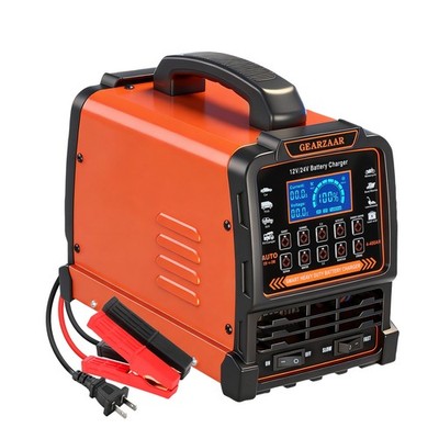 Heavy Duty Car Battery Charger 12V/24V Smart Automatic Intelligent Pulse Repair