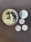 MERCURY DIMES, SILVER PROOF STATE QUARTER AND 90% SILVER DOLLAR  COLLECTOR LOT
