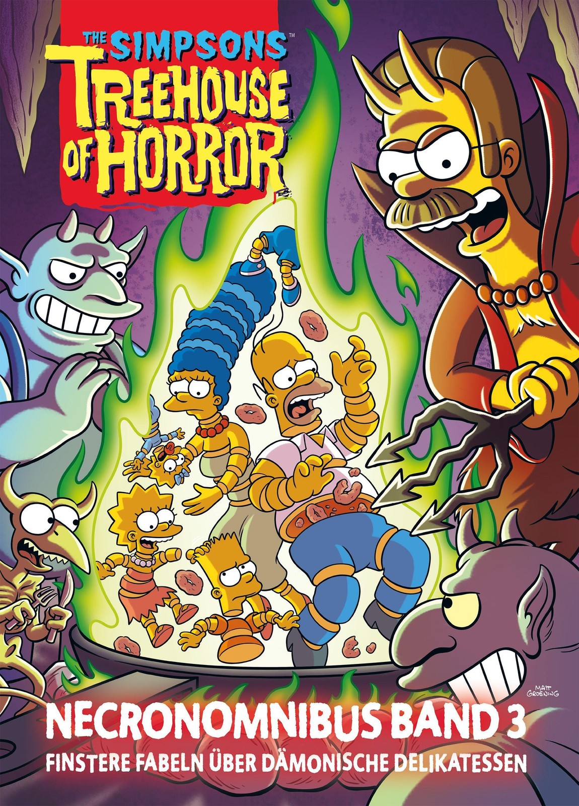 Matt Groening ~ The Simpsons: Treehouse of Horror Necronomnibu ...