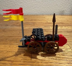 LEGO CASTLE VINTAGE SET - BLACK KNIGHT'S BATTERING RAM (1971) 1993 100% + MANUAL