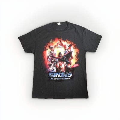 RARE - CW DC Crisis on Infinite Earths Exclusive T-Shirt & Poster 24x36 - NEW