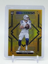 2021 Panini Obsidian Football SAM EHLINGER Gold Rookie #2/10 - COLTS RC