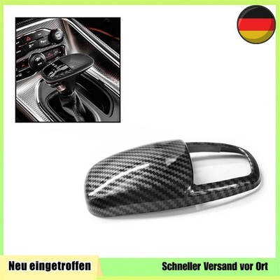 Schalthebelknauf Abdeckung Aufkleber Carbon-Optik für 2015-2019 Dodge Challenger
