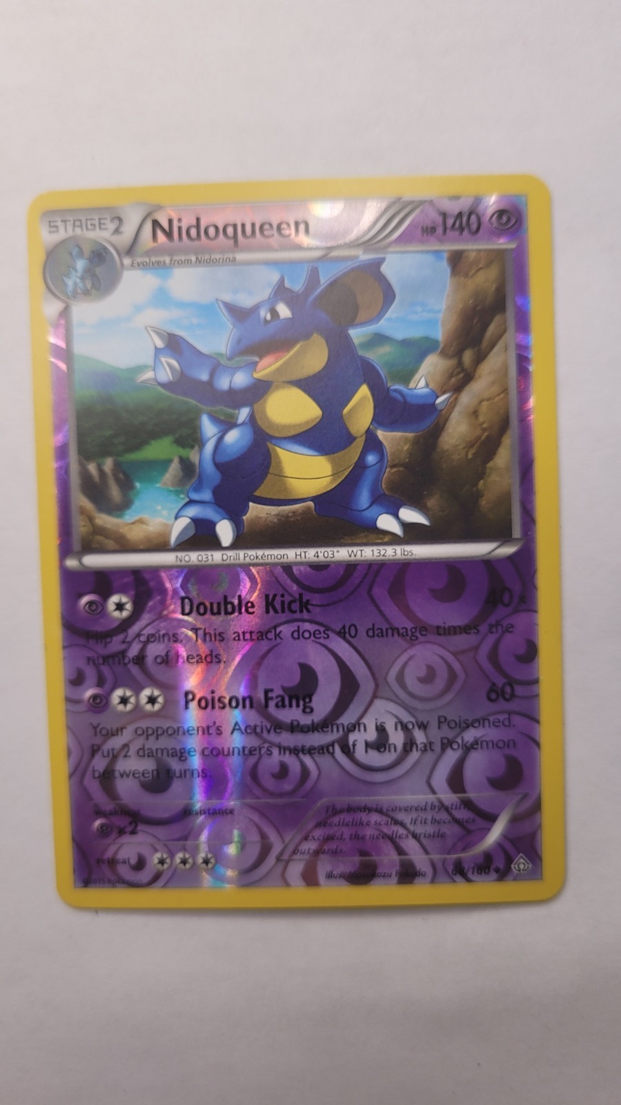Nidoqueen 68/160 Uncommon - Pokemon TCG XY: Primal Clash - Reverse Holo (NM)