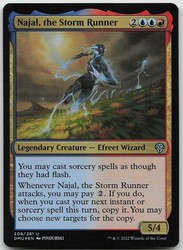 Najal, the Storm Runner #208 Dominaria United Foil
