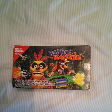 Banjo-Kazooie Nintendo Promo Promotional VHS Tape for Nintendo 64 N64 1998 Rare