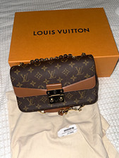 Louis Vuitton Monogram Pochette Metis Brown Shoulder Bag Chain Strap Box Dust