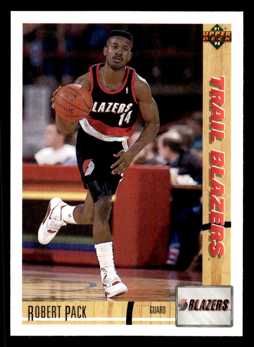 1991-92 Upper Deck - Robert Pack #407 Rookie Portland Trail Blazers