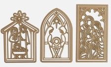 Anna Griffin Mini Nativity Cut And Emboss Die Set - New