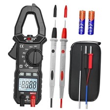 AC/DC 600 Amp Clamp Meter Multimeter Tester Black- AC/DC Current Clamp Meter