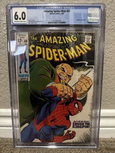 Amazing Spider-Man #69 CGC 6.0  Kingpin Appearance (Marvel, 1969)