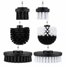 B&uuml;rsten f&uuml;r Akku-Bohrschrauber und 6er Set extra hart schwarz/wei&szlig;