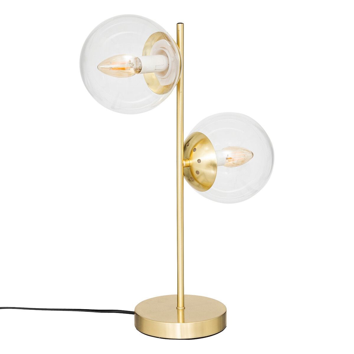 Lampe à poser en métal Le Collectionneur 48cm Or | Cadeau idéal crémaillère et déco