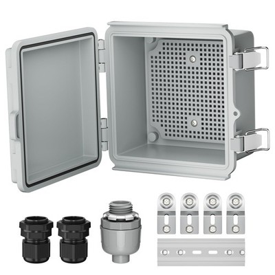 Outdoor Electrical Box Waterproof IP67 6X6 Plastic Project Box Enclosure Weat...