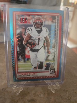 2025 Panini Donruss Optic Ja'Marr Chase #2 Neon Blue Prizm /399 Bengals NFL