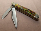 1989~CASE XX USA~MINT UNUSED~CT220 SS CHRISTMAS TREE LTD. ED. #184 PEANUT KNIFE — photo 3