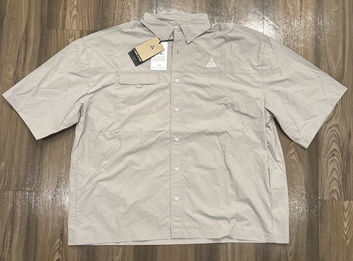 Nike ACG Orb Weaver UV Repel Short Sleeve Shirt Men's Size Large