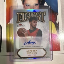 Topps 2024-25 Finest Alperen Sengun Autograph Refractor Houston Basketball