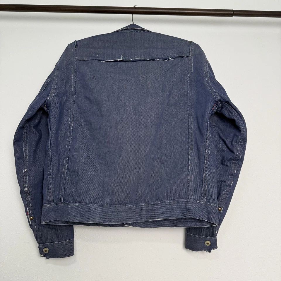 Chaqueta vaquera de camionero forrada plisada tipo 2 Jc Penney Ranchcraft de colección años 60 70 Foto 2 de 4