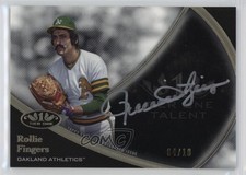 2020 Topps Tier One Talent Silver Ink 4/10 Rollie Fingers #T1TA-RF Auto HOF 0f6k