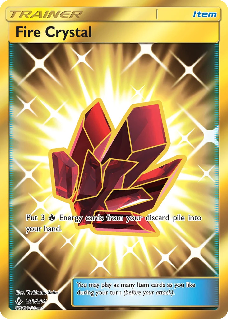 Fire Crystal (231/214) [Sun & Moon: Unbroken Bonds] Near Mint Holofoil