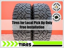 2 Goodyear Wrangler Duratrac Lt27565r18 Used Tires 9.432 Tread 113110q
