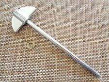 1980s VINTAGE SONOR FORCE 3000  6 BASS DRUM T-ROD + 6 WASHERS GERMANY VERY GOOD